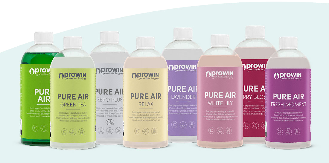 Les 8 parfums proWIN PURE AIR