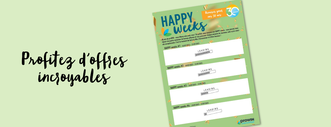 HAPPY weeks proWIN